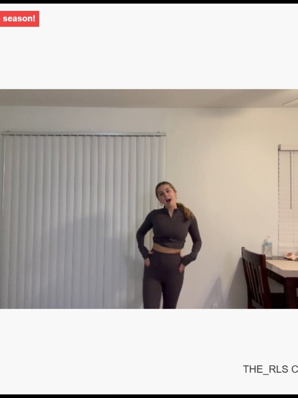 Two Piece Tracksuit Set with Long Sleeve Zipper Jacket and High Waist Leggings - Picture 7 of 7